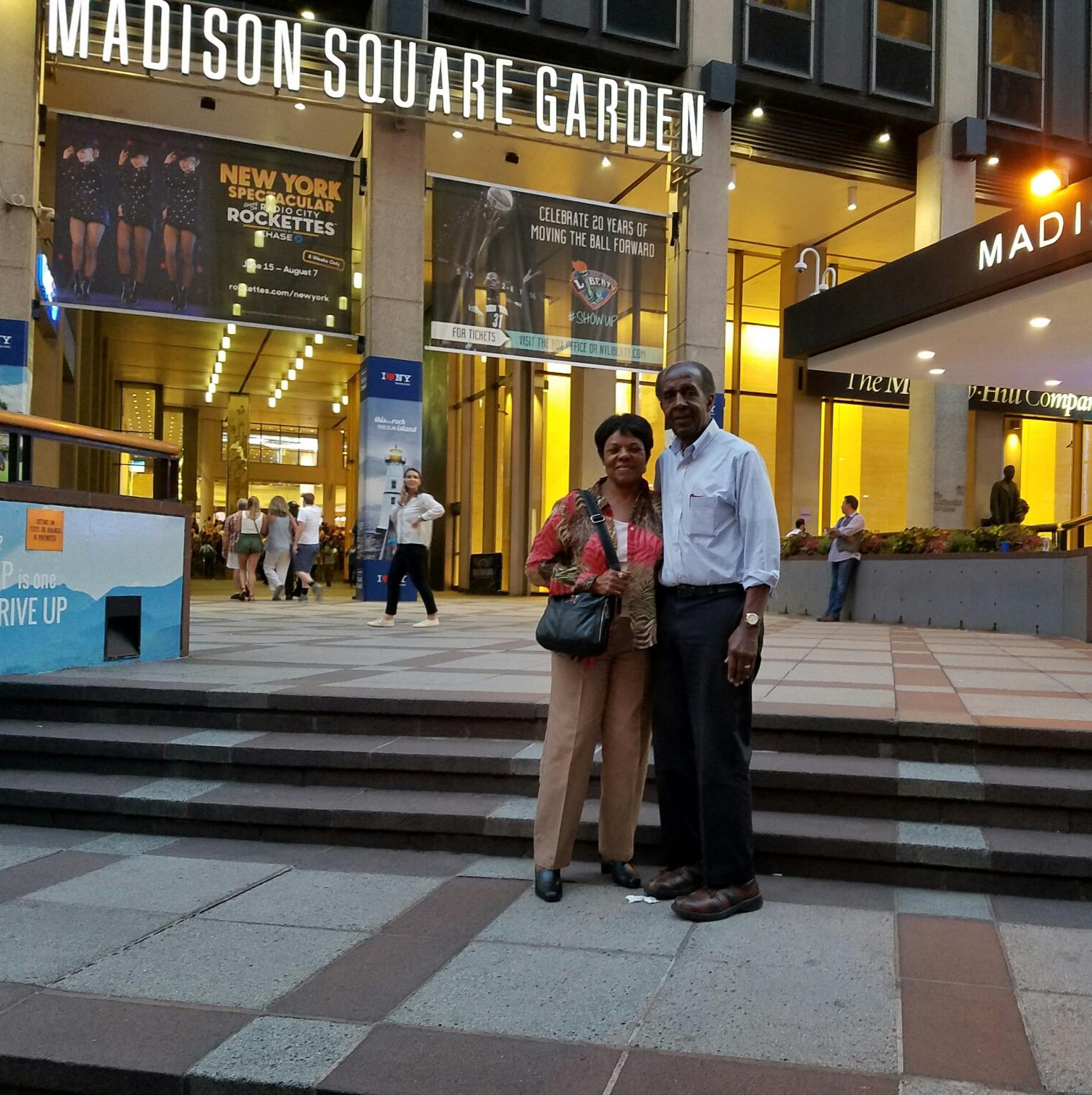 Don and Betty at Madison Square Garden